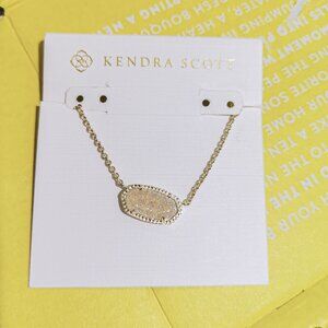 Kendra Scott Elisa Drusy Necklace - Gold